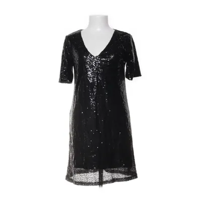 Klänning (Svart, Silverfärgad) från Rut & Circle Elastan, Polyester, Viskos