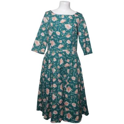 Klänning (Grön, Flerfärgad) från Top Vintage Bomull, Elastan