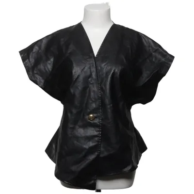 Vest (Black) from Shein Polyester, Polyurethane