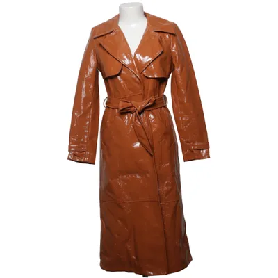 Frakke (Brun) fra River Island Bomuld, Polyester, Polyurethan
