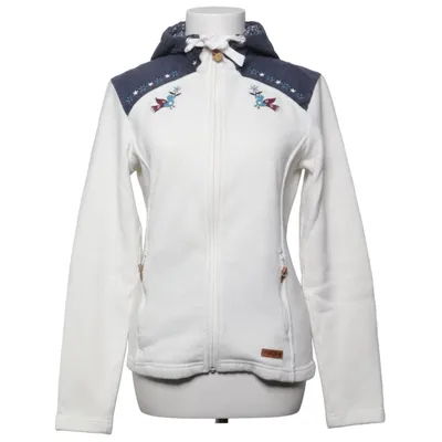 Sweat à capuche (Blanc, Bleu) de Maloja Coton, Polyester