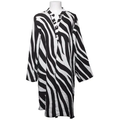 Maxi dress (Black, White) from Fashion Elastane, Viscose