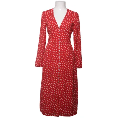 Långklänning (Röd, Vit) från Adoore Polyester