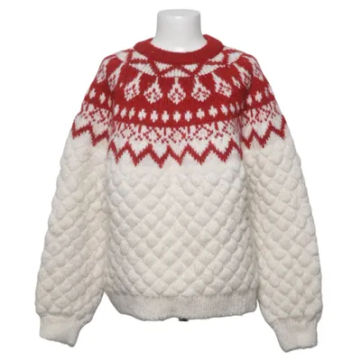 Tröja (Vit, Röd) från Zara Akryl, Polyamid, Polyester, Ull