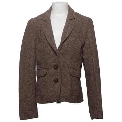 Blazer (Brown) from Gap Kids Nylon, Polyester, Silk, Wool