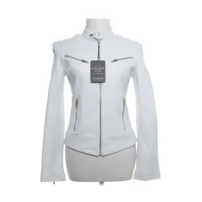 Leren jack (Wit) van Carrie Hoxton London Polyester, Leer