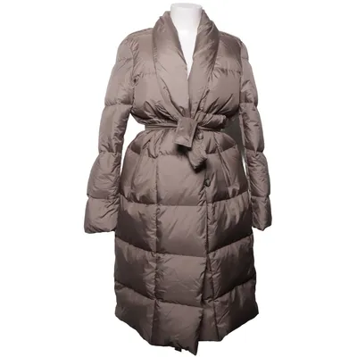 Dunfrakke (LONG DOWN COAT) fra Sanne Alexandra Dun, Fjer, Polyester