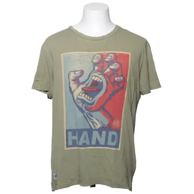 T-shirt (Screaming Hand) van Santa Cruz Katoen
