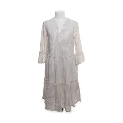Dress (Beige, White) from Tom Tailor Viscose