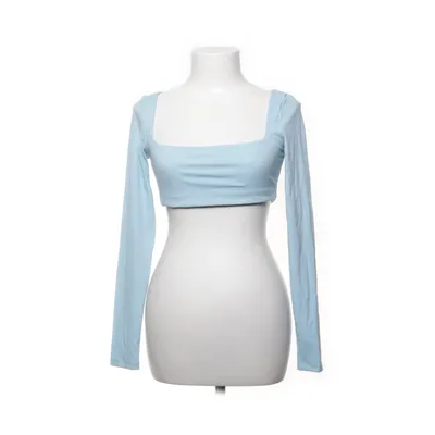 Crop top (Blauw) van The Lola Club Elastaan, Nylon
