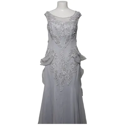 Abendkleid (Grau) von Aura Polyester