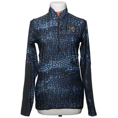 Trainingsoberteil (Blau, Schwarz, Mehrfarbig) von Power Woman Elasthan, Polyester