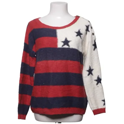 Pull-over (Rouge, Bleu, Blanc) de Hilfiger Denim Coton, Laine
