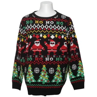 Christmas sweater (Black, Multicolored) from Livergy Acrylic