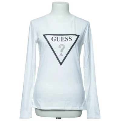Long sleeve T-shirt (White) from Guess Cotton