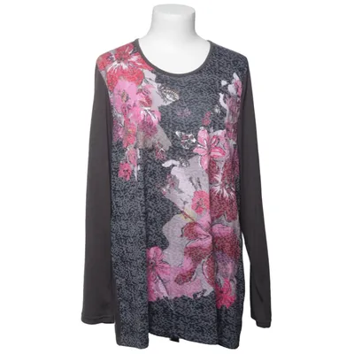 Langærmet t-shirt (Grå, Pink, Flerfarvet) fra Signature Experience Polyester, Viscose