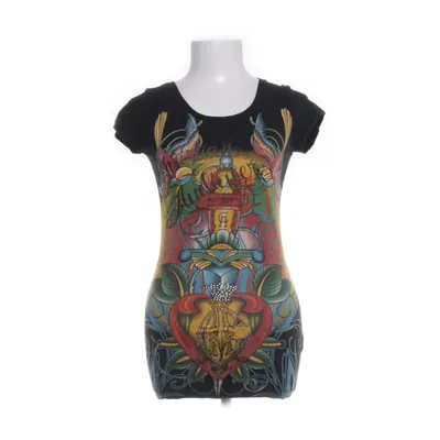T-shirt (Black, Multicolored) from Christian Audigier