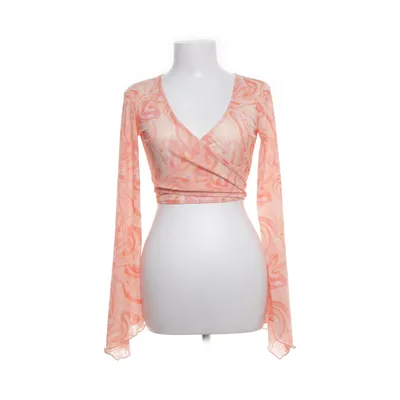 Crop top (Orange) från Hanna Schönberg x NA-KD Polyester, Elastan