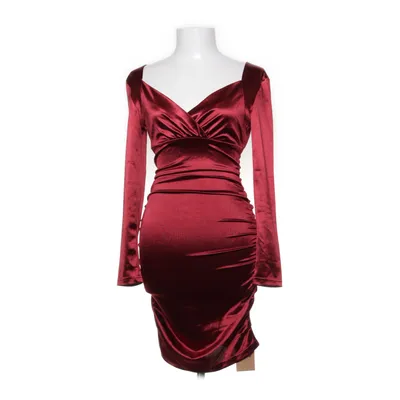 Cocktailklänning (Röd) Elastan, Polyester