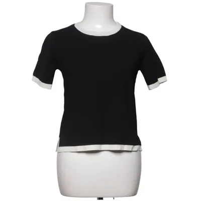 Top (Zwart, Wit) van Zara Knit Polyamide, Viscose