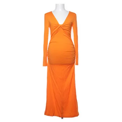 Kjole (Orange) fra Ganni Elastan, Lyocell