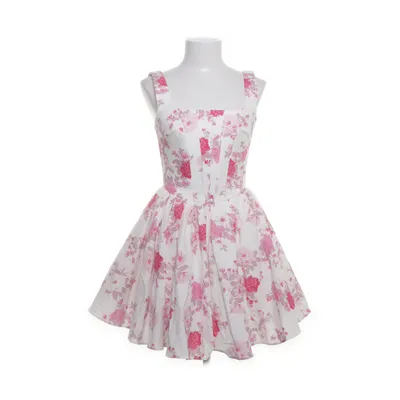 Cocktailklänning (Vit, Flerfärgad) från The New Arrivals Ilkyaz Ozel Bomull