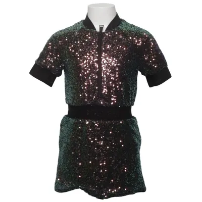 Klänning (Svart, Flerfärgad) från Karl Lagerfeld Kids Polyamid, Polyester, Viskos