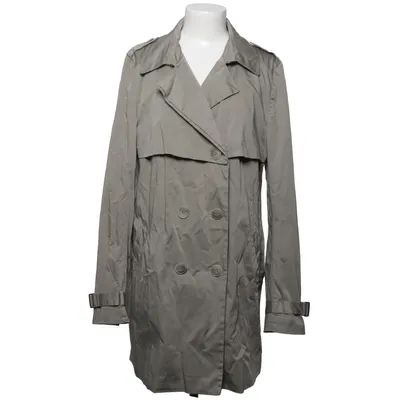 Trenchcoat (Grijs) van Turnover Katoen, Elastaan, Polyester