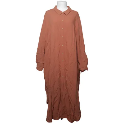 Skjortekjole (Brun) fra Zizzi Polyamid, Viscose