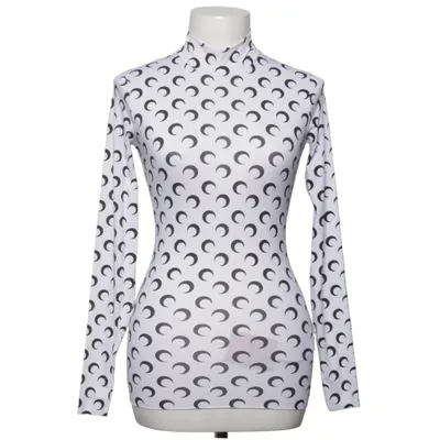 Top (Wit, Zwart) van Marine Serre Elastaan, Polyamide