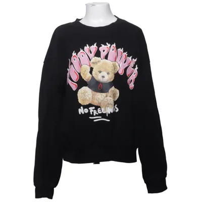 Collegetröja (Svart, Flerfärgad) från Lindex Kids Bomull, Polyester
