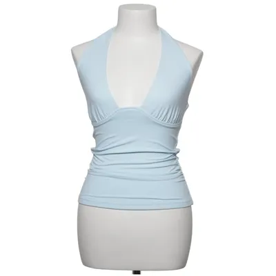 Haltertop (Blauw) van White Fox Elastaan, Polyamide