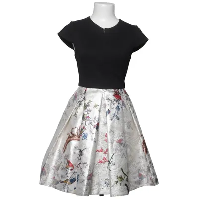 Klänning (Vit, Flerfärgad) från Ted Baker Elastan, Metallfiber, Polyamid, Polyester, Viskos