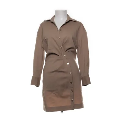 Robe chemise (Beige) de Maje Élasthane, Polyester, Laine