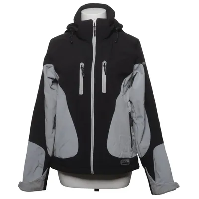 Softshell jacket (Black, Gray) from First Slope Elastane, Polyester