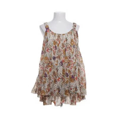 Top (Beige, Multicolored) from Moda Piu Anna Cotton, Silk