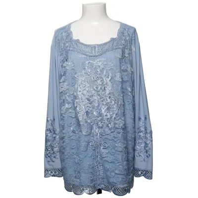 Haut (Bleu) de Alfredo Pauly Élasthane, Polyamide, Polyester