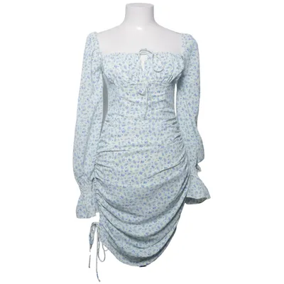 Kjole (Hvid, Blå) fra Adoore Polyester