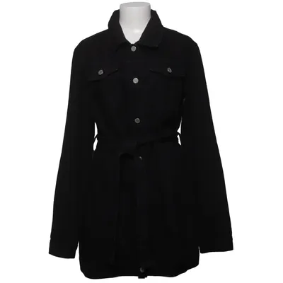 Shirt dress (Black) from Boohoo Blue Cotton, Polyester, Viscose