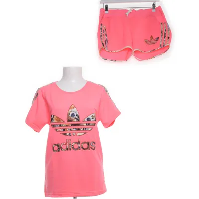 Träningsset (Rosa, Flerfärgad) från Adidas Bomull, Polyester