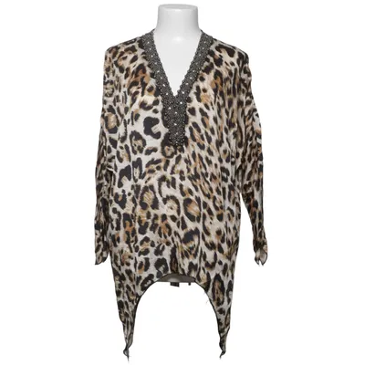 Blouse (Bruin, Zwart, Wit) van Lo-ika Viscose