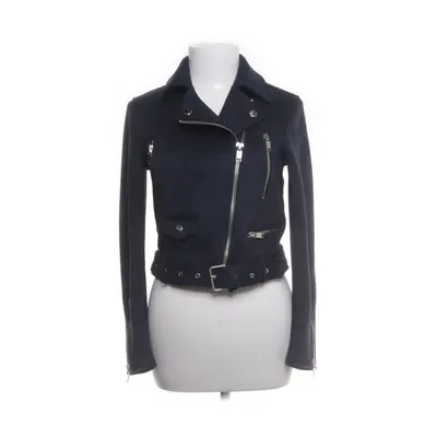 Bikerjack (Blauw) van Zara Basic Outerwear Elastaan, Polyester