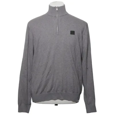 Trui (Elias Cashton Halfzip Knit) van Les Deux Kasjmier, Katoen