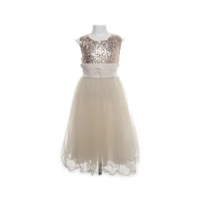 Aftonklänning (Beige) Bomull, Polyester