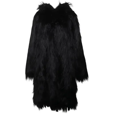 Coat (Black) from Lanshifei Polyester