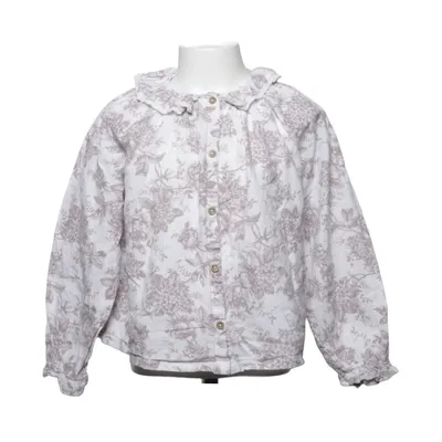 Bluse (Weiß, Braun) von Newbie by KappAhl Baumwolle