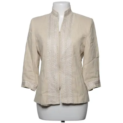 Blazer (Beige) van Jacqueline Riu Linnen, Polyester