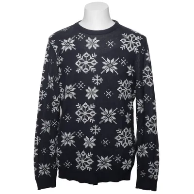 Pull de Noël (Bleu, Blanc) de Jack & Jones Originals Acrylique