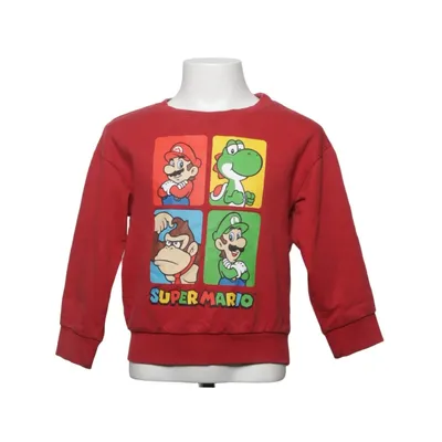 Sweatshirt (Rouge, Multicolore) de Super Mario Coton