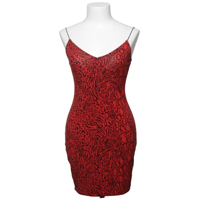 Kleid (Rot, Schwarz) von Divided by H&M Elasthan, Polyester